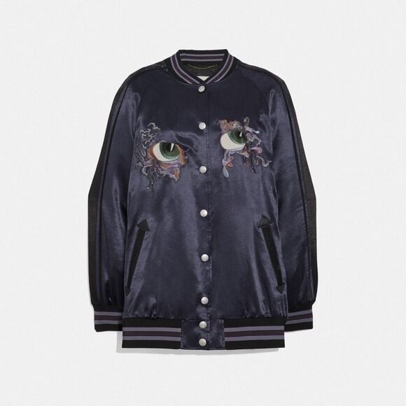 Coach Oversized Souvenir Varsity Jacket - Picture 2 of 12